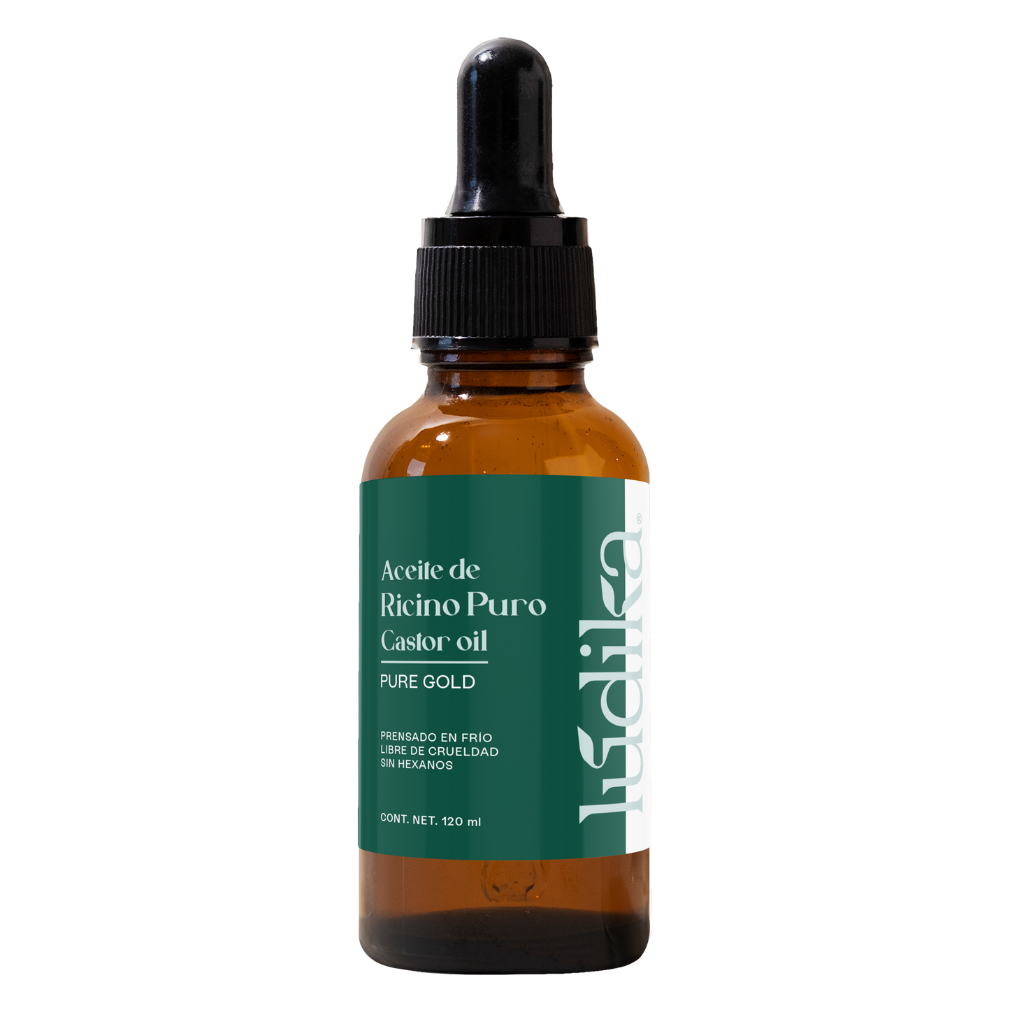 Aceite de Ricino Castor Oil Puro Orgánico | Cejas, Pestañas y Cabello | Hidratante, Antiinflamatorio y Estimulante Capilar