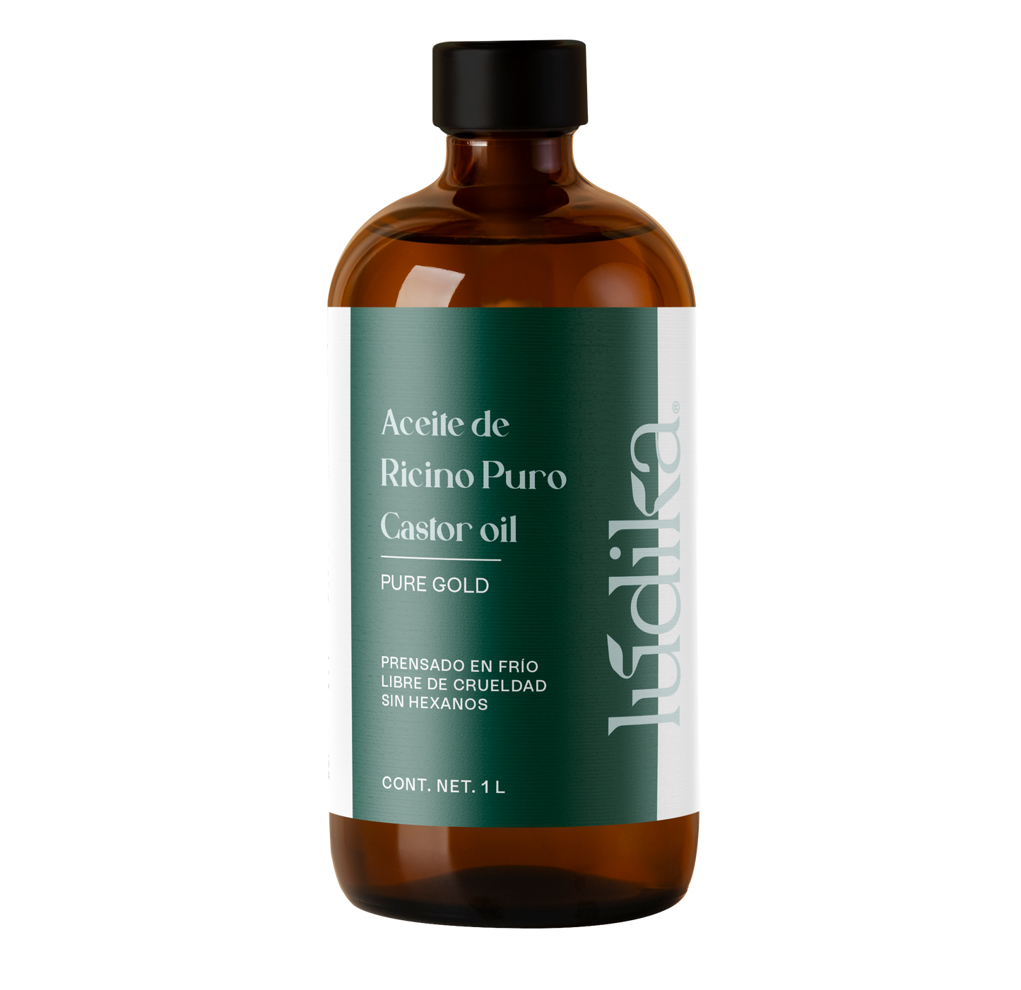 Aceite de Ricino Castor Oil Puro Orgánico | Cejas, Pestañas y Cabello | Hidratante, Antiinflamatorio y Estimulante Capilar