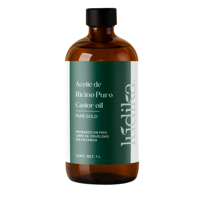 Aceite de Ricino Castor Oil Puro Orgánico | Cejas, Pestañas y Cabello | Hidratante, Antiinflamatorio y Estimulante Capilar