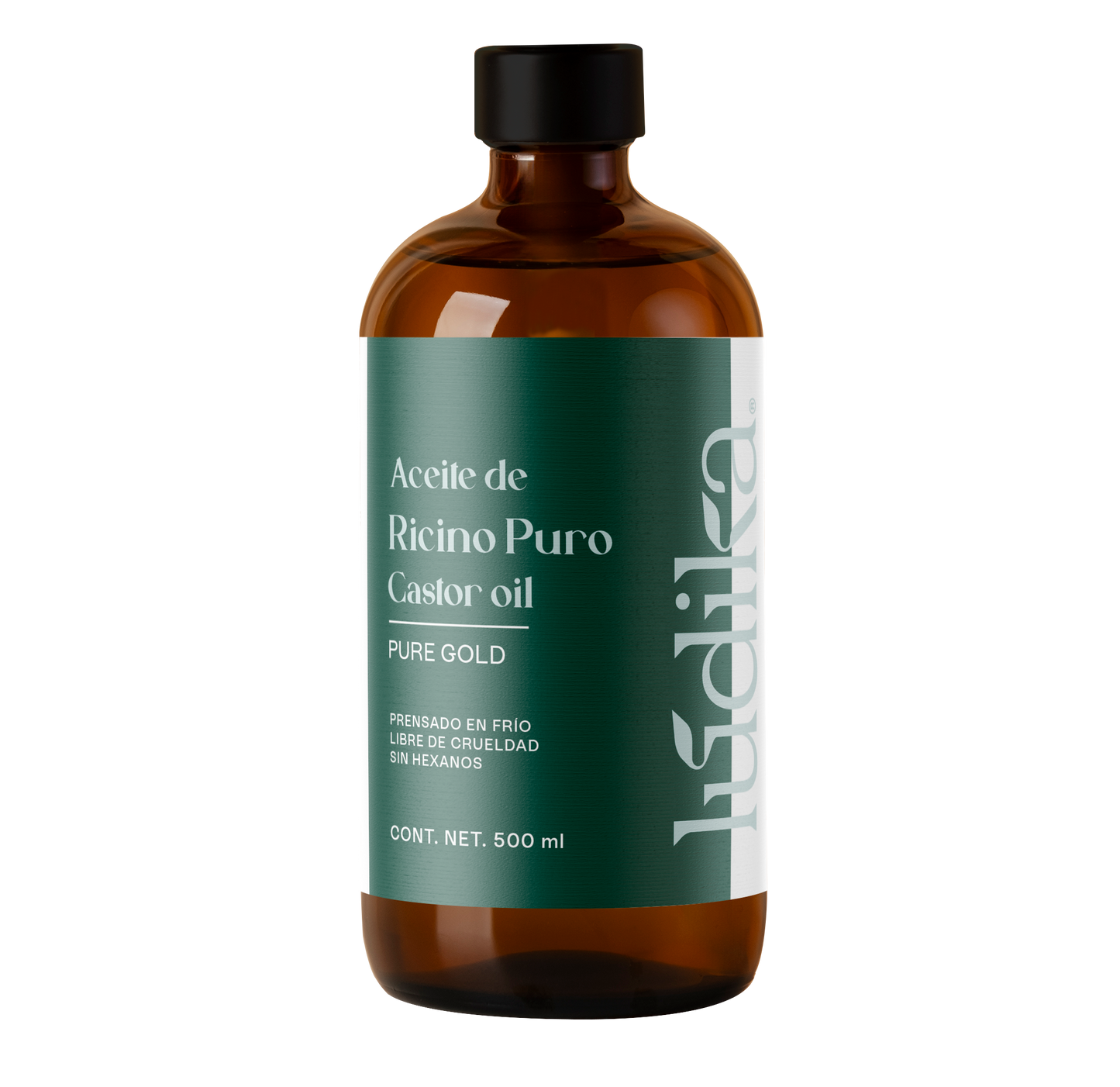 Aceite de Ricino Castor Oil Puro Orgánico | Cejas, Pestañas y Cabello | Hidratante, Antiinflamatorio y Estimulante Capilar