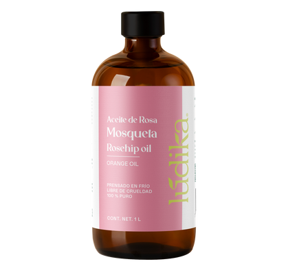Aceite de Rosa Mosqueta Virgen | Facial y corporal | Regenerador, AntiEdad, AntiEstrias y Potente Hidratante en zona de contorno de ojos
