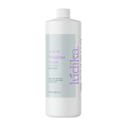 Aceite de Sésamo Ajonjolí Virgen | Facial Capilar y Corporal | Antiedad, Hidratante y Protector Capilar