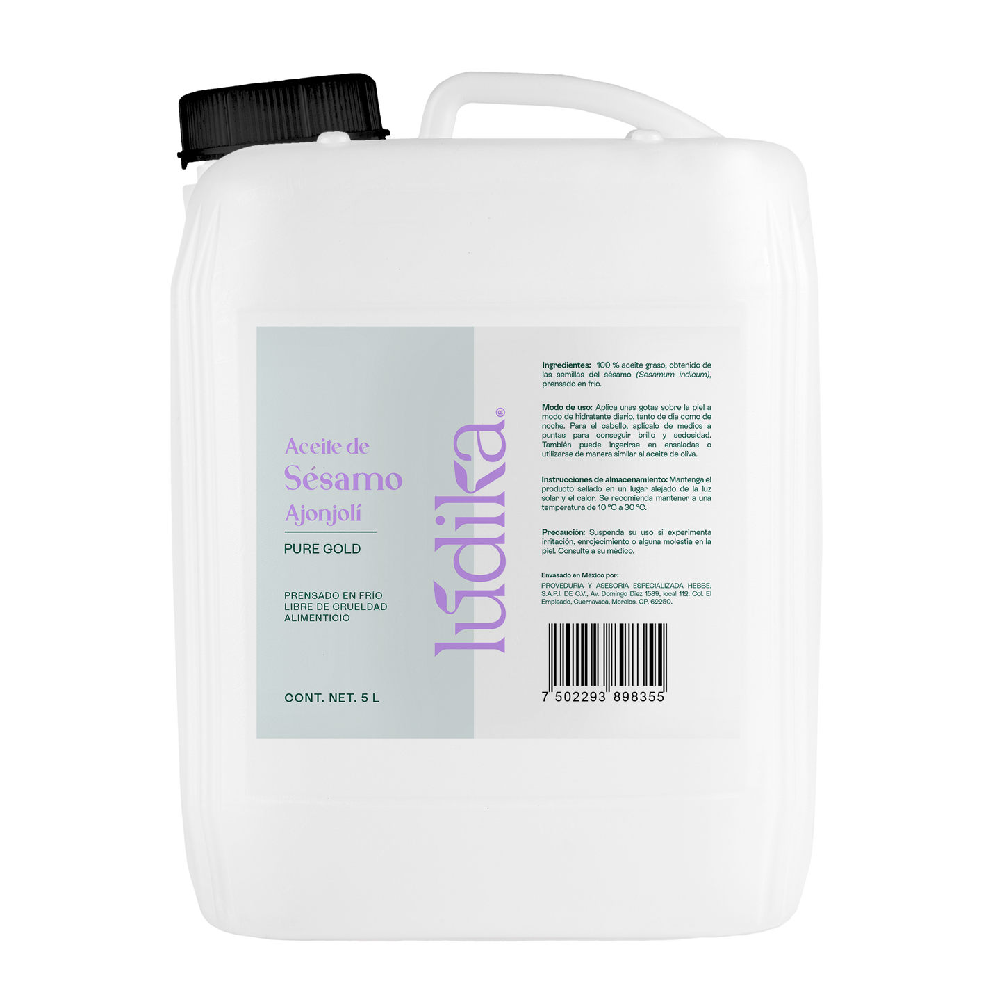 Aceite de Sésamo Ajonjolí Virgen | Facial Capilar y Corporal | Antiedad, Hidratante y Protector Capilar