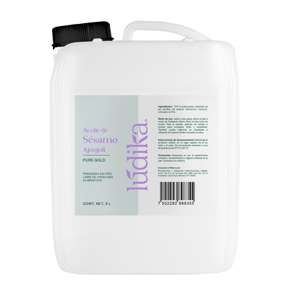 Aceite de Sésamo Ajonjolí Virgen | Facial Capilar y Corporal | Antiedad, Hidratante y Protector Capilar