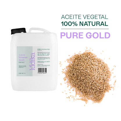 Aceite de Sésamo Ajonjolí Virgen | Facial Capilar y Corporal | Antiedad, Hidratante y Protector Capilar
