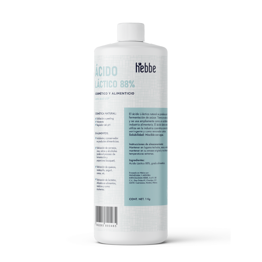 Ácido Láctico | Humectante, Exfoliante Suave e Ideal para Piel Sensible