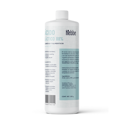 Ácido Láctico | Humectante, Exfoliante Suave e Ideal para Piel Sensible
