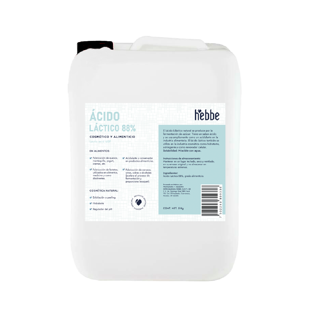 Ácido Láctico | Humectante, Exfoliante Suave e Ideal para Piel Sensible