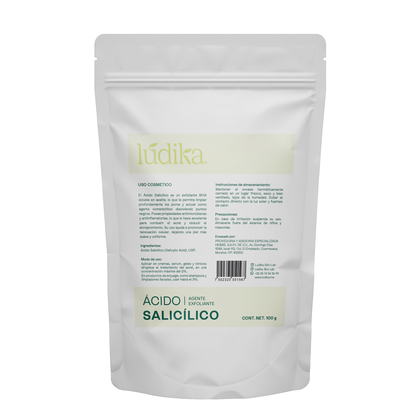 Ácido Salicílico | Liposoluble, Queratolítico y Especialista en Acné