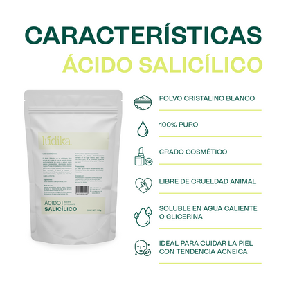 Ácido Salicílico | Liposoluble, Queratolítico y Especialista en Acné