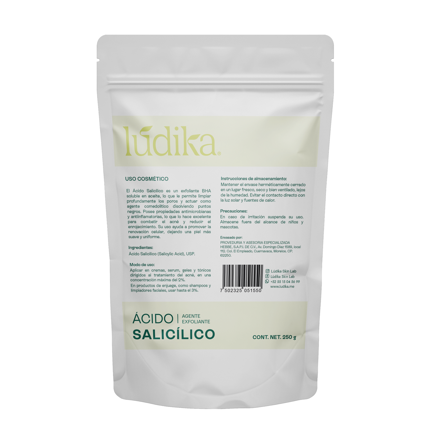 Ácido Salicílico | Liposoluble, Queratolítico y Especialista en Acné