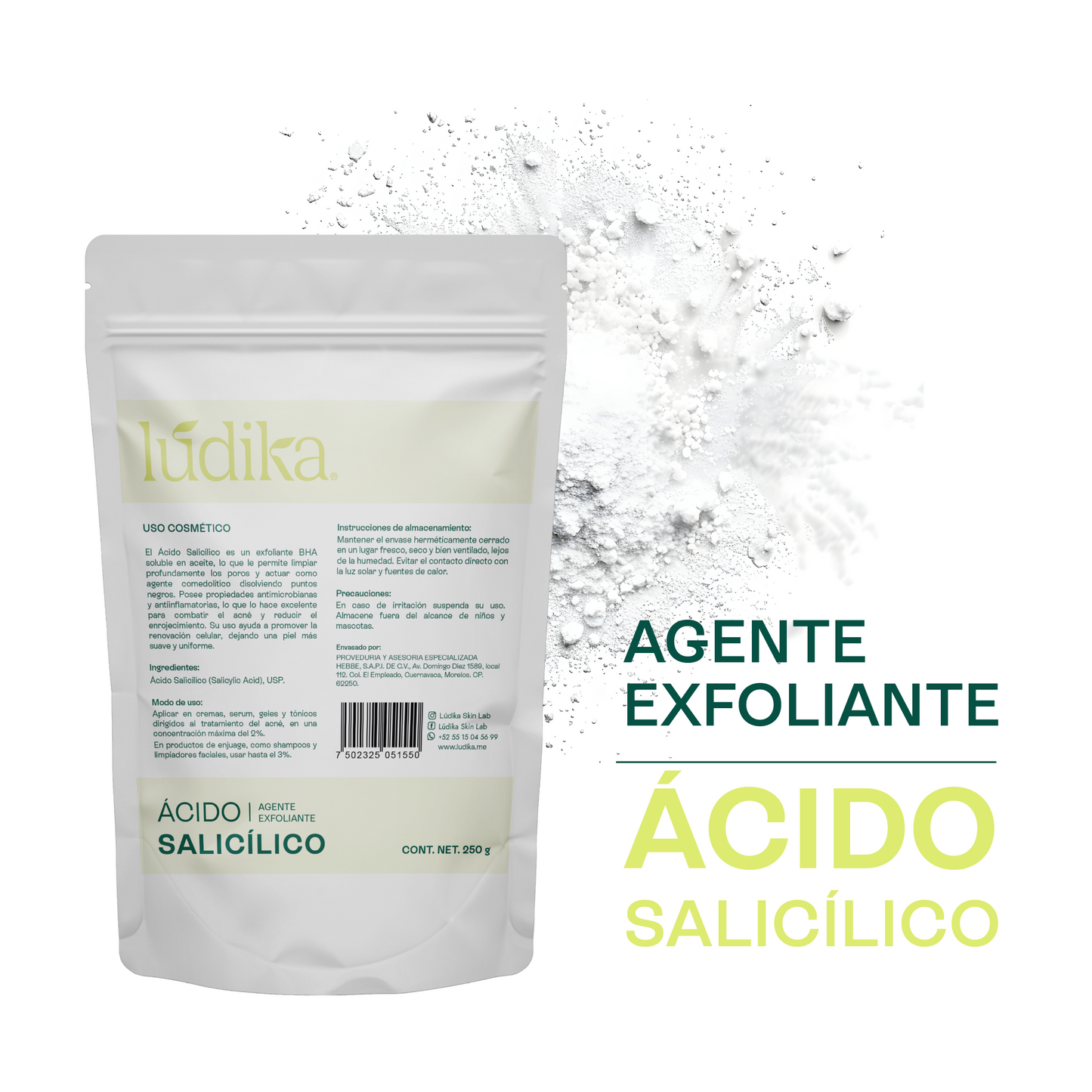 Ácido Salicílico | Liposoluble, Queratolítico y Especialista en Acné