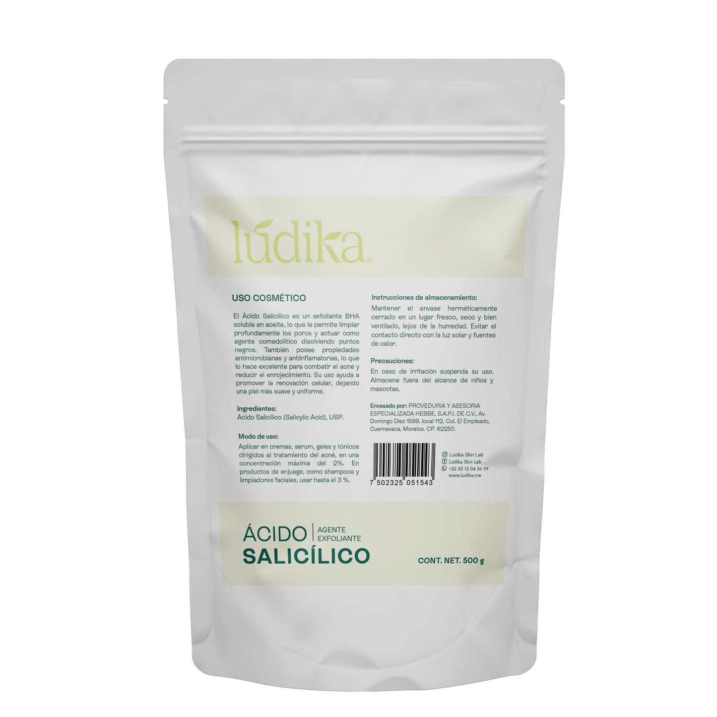 Ácido Salicílico | Liposoluble, Queratolítico y Especialista en Acné