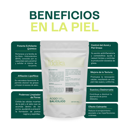 Ácido Salicílico | Liposoluble, Queratolítico y Especialista en Acné