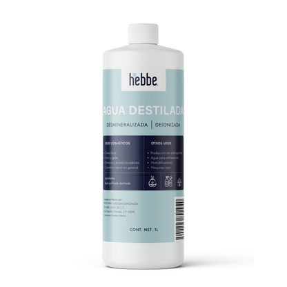 Agua Destilada (Aqua) | Solvente Universal y Base de Pureza | Estabilidad para Fórmulas Cosméticas