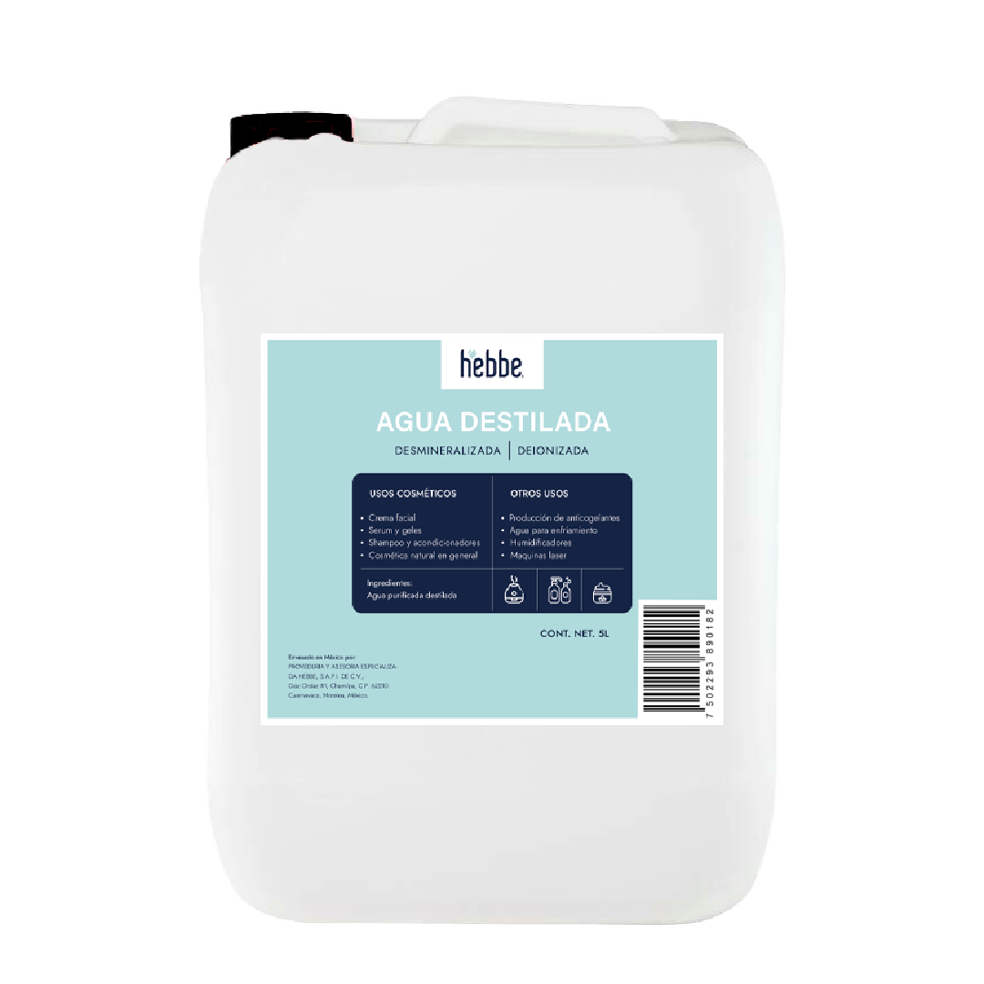 Agua Destilada (Aqua) | Solvente Universal y Base de Pureza | Estabilidad para Fórmulas Cosméticas
