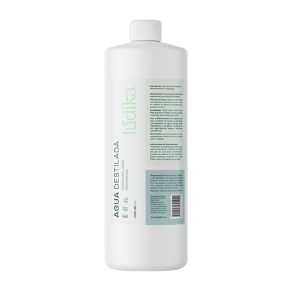 Agua Destilada | Desionizada, Desmineralizada | Solvente Universal | Estabilidad para Fórmulas Cosméticas