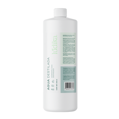Agua Destilada | Desionizada, Desmineralizada | Solvente Universal | Estabilidad para Fórmulas Cosméticas