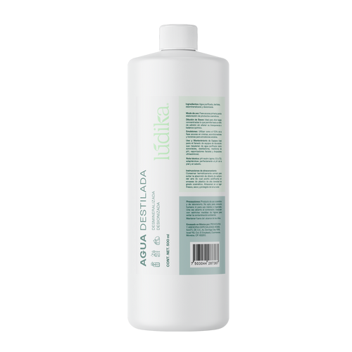Agua Destilada | Desionizada, Desmineralizada | Solvente Universal | Estabilidad para Fórmulas Cosméticas