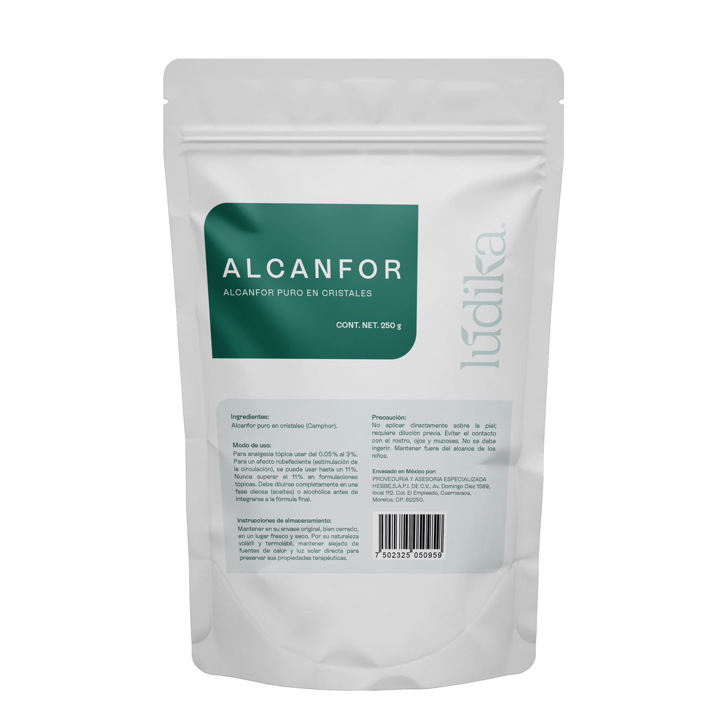 Alcanfor en Cristales | Propiedades Analgésicas, Calmantes y Descongestivas