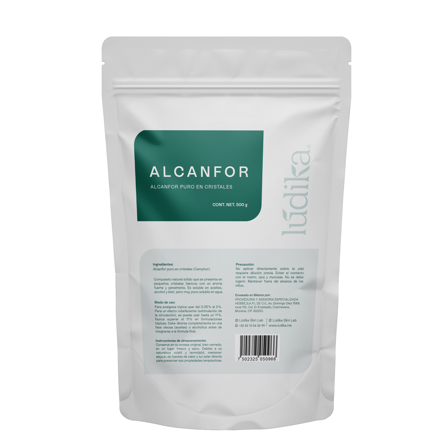 Alcanfor en Cristales | Propiedades Analgésicas, Calmantes y Descongestivas