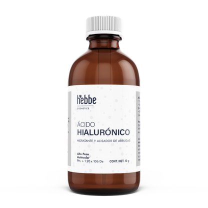 Ácido Hialurónico (Alto Peso Molecular) | Penetración cutánea superficial | Humectante Filmógeno y Relleno Inmediato