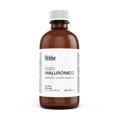 Ácido Hialurónico (Alto Peso Molecular) | Penetración cutánea superficial | Humectante Filmógeno y Relleno Inmediato