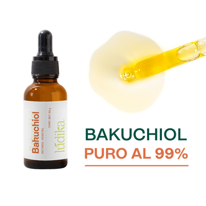 Bakuchiol (Retinol Vegetal) | Activo Antiedad y Antioxidante | Renovación Celular y Control de Sebo