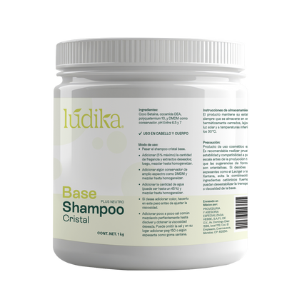 Base Shampoo Cristal  | Capilar y Corporal | Simplificador de Producción, Limpieza Suave y Optimización de Costos