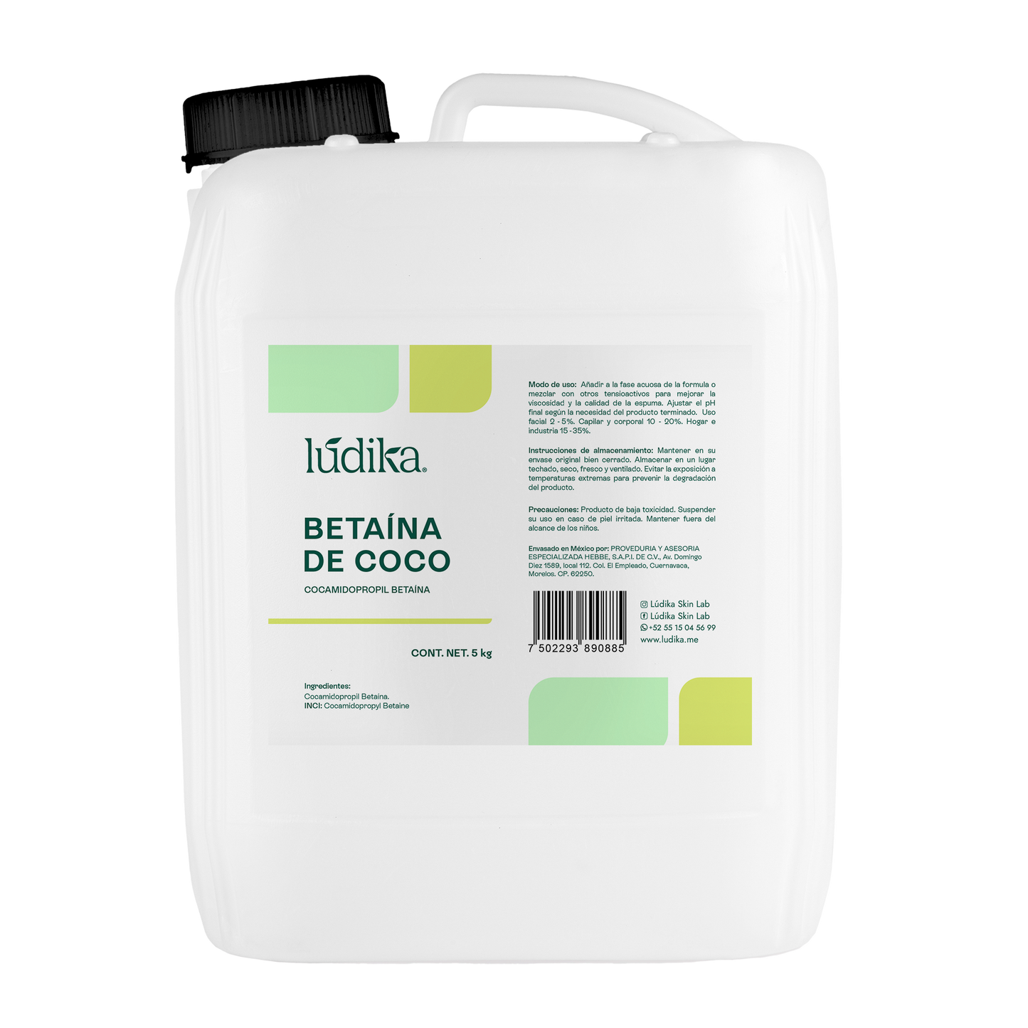 Betaína de Coco | Co-Tensioactivo y Potenciador de Espuma | Suavidad Derivada del Coco