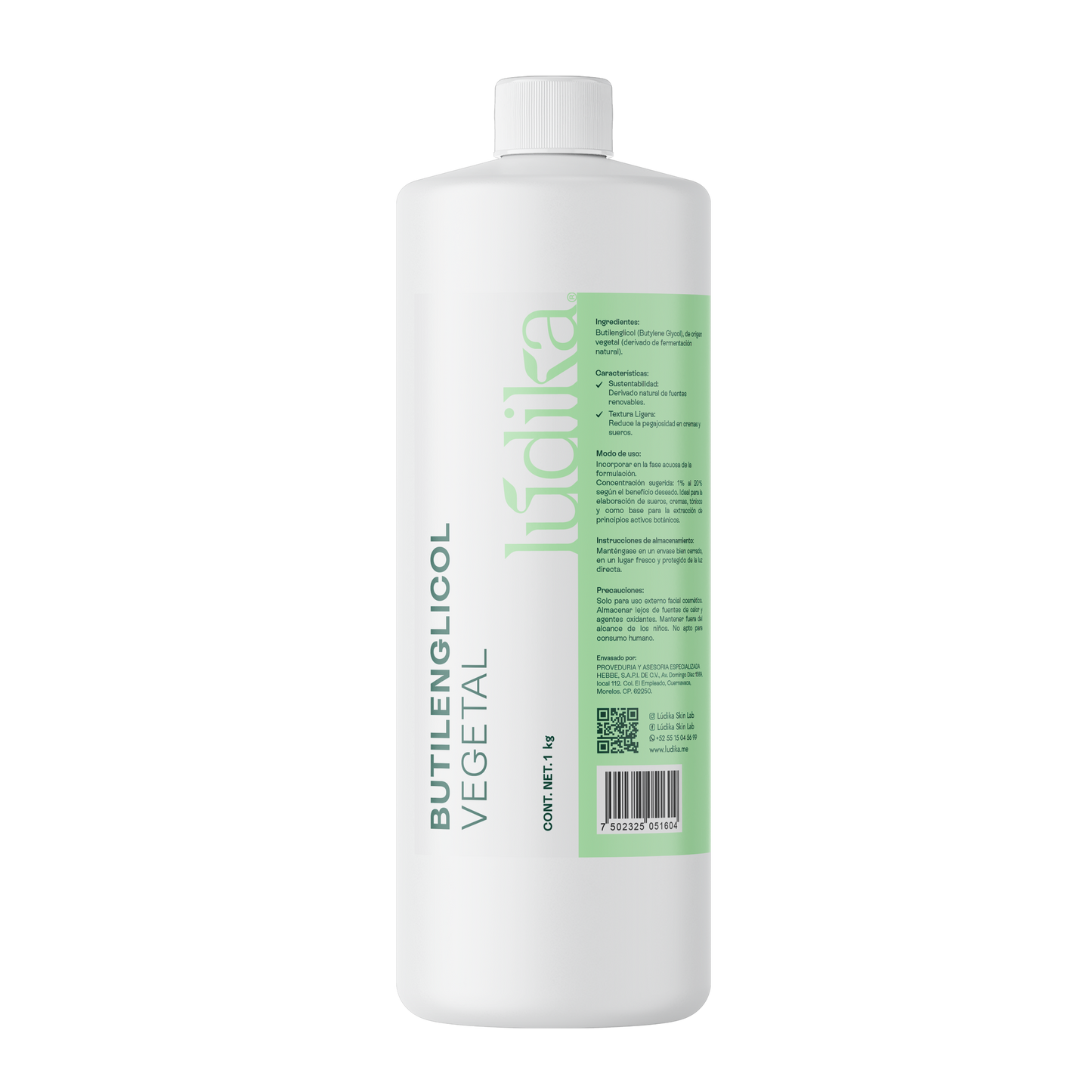 Butilenglicol | Facial, Corporal y Capilar |Humectante, Regulador de viscosidad, Emoliente