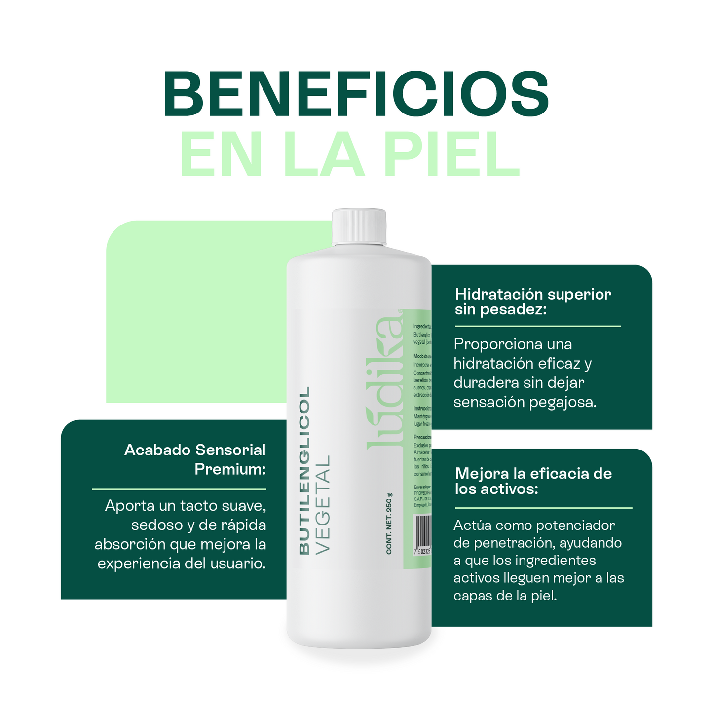 Butilenglicol | Facial, Corporal y Capilar |Humectante, Regulador de viscosidad, Emoliente