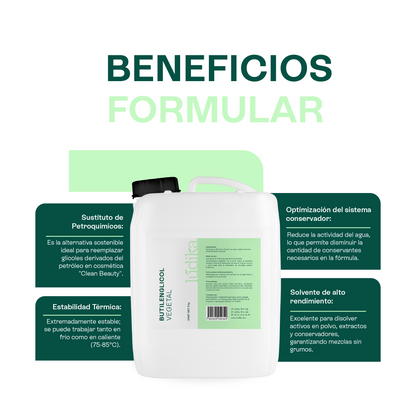 Butilenglicol | Facial, Corporal y Capilar |Humectante, Regulador de viscosidad, Emoliente