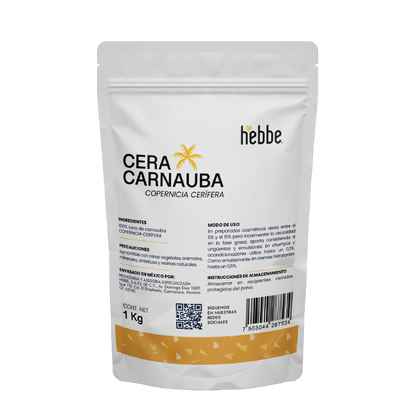 Cera de Carnauba | Espesante y Endurecedor | Agente de Brillo y Estabilizador Térmico