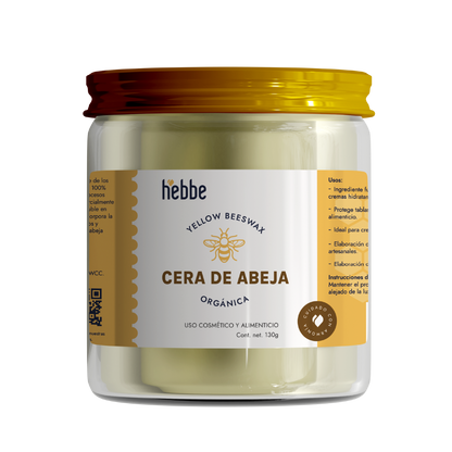 Cera de Abeja Pura Orgánica | Emoliente y Oclusiva | Agente Estructural para Fórmulas Anhidras