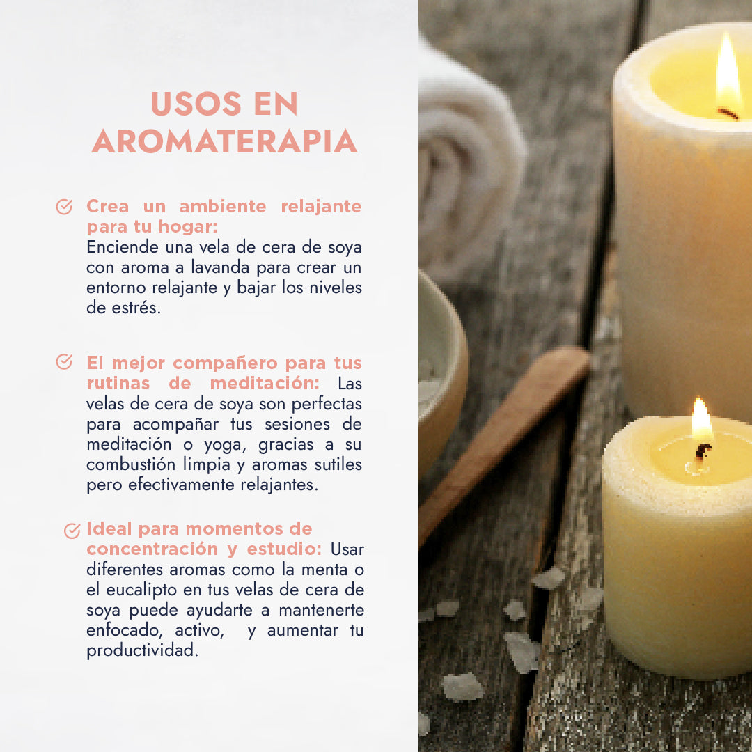 Cera de Soya Bajo Punto de Fusión | La Base Ideal para Velas Aromáticas y Decorativas