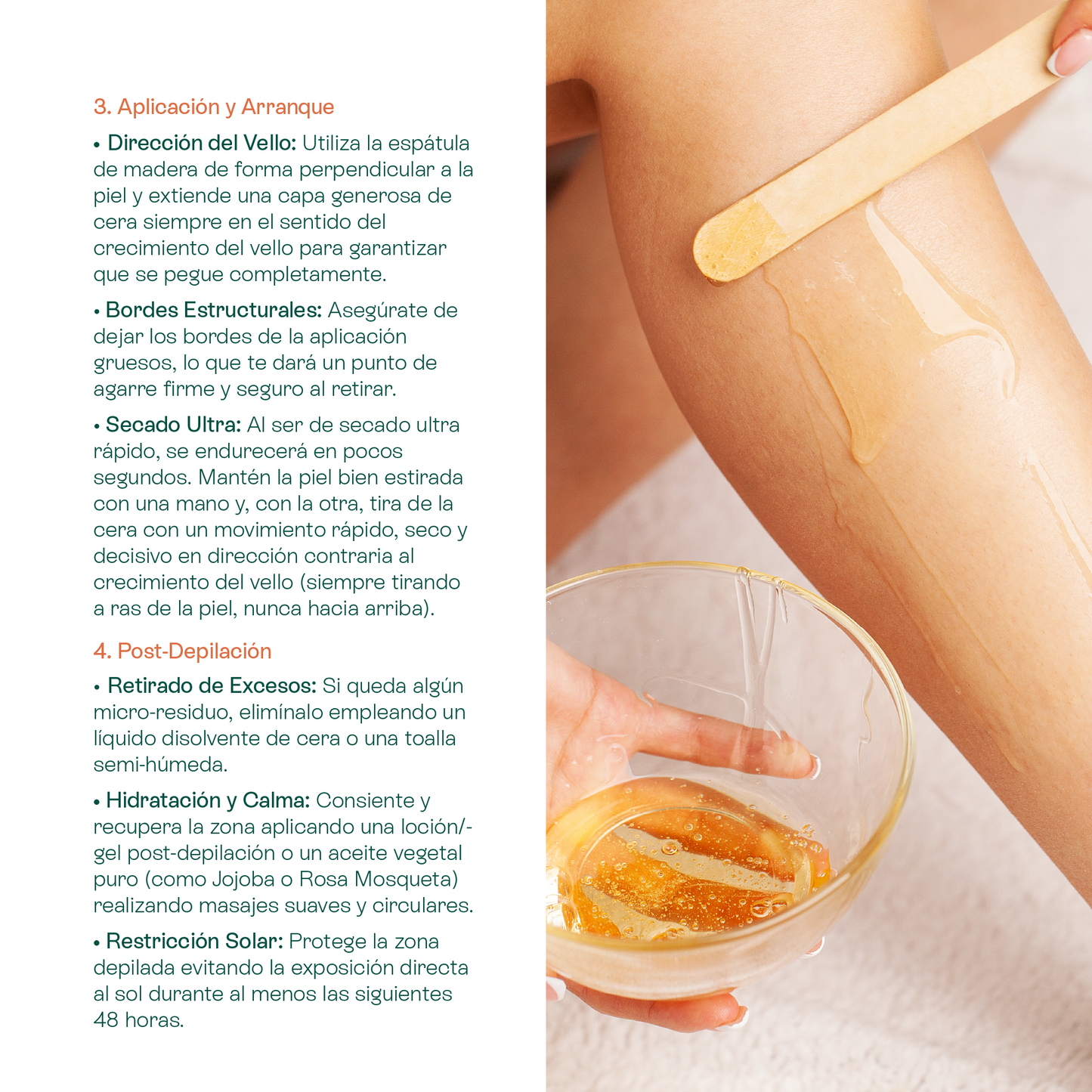 Cera para Depilar de Miel de Abeja | 2 Frascos para una Depilación Rápida, Suave y para Zonas Sensibles