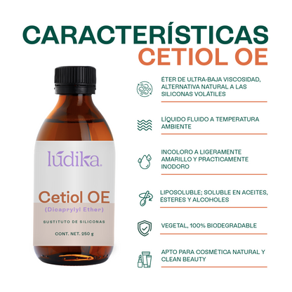 Cetiol OE | Dicaprylyl Ether | Sustituto de Siliconas, Toque seco y Frescura inmediata