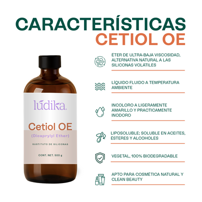 Cetiol OE | Dicaprylyl Ether | Sustituto de Siliconas, Toque seco y Frescura inmediata