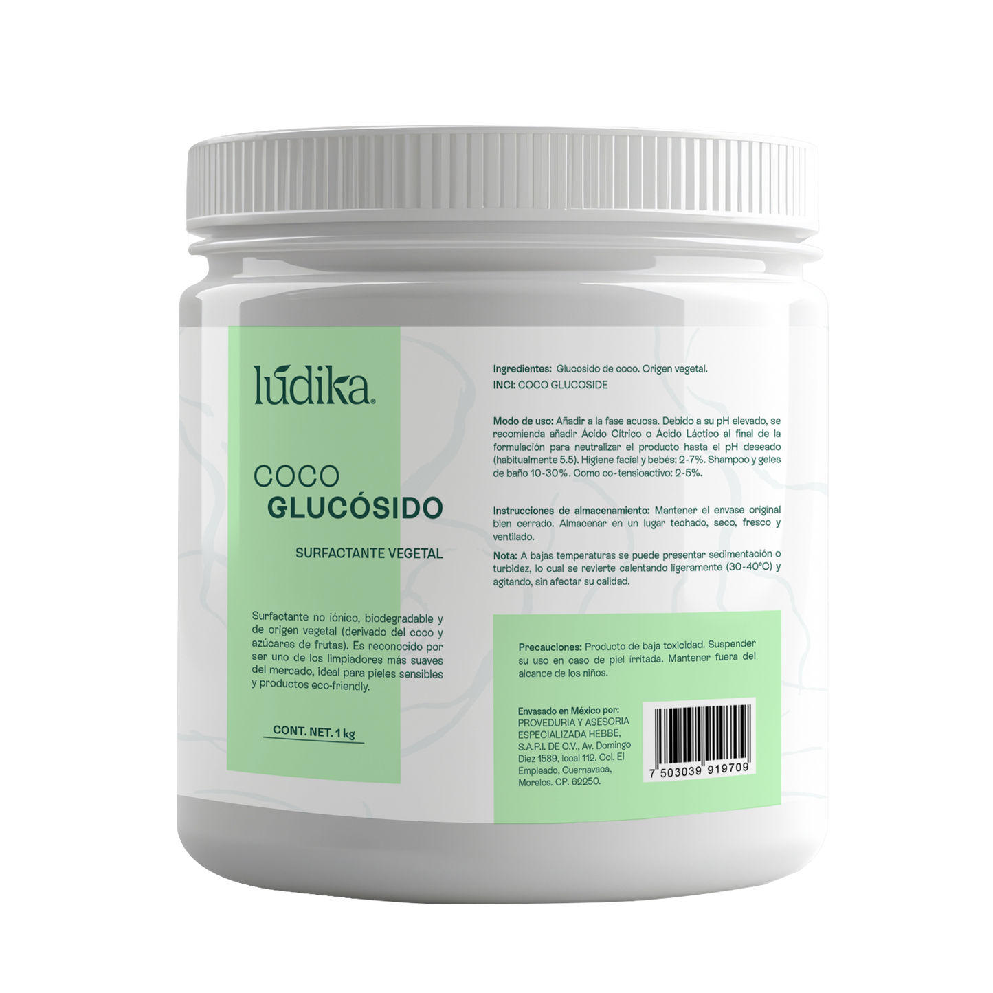 Coco Glucósido |  Tensioactivo 100% Natural | Limpieza Ultra-Suave y Espuma Cremosa