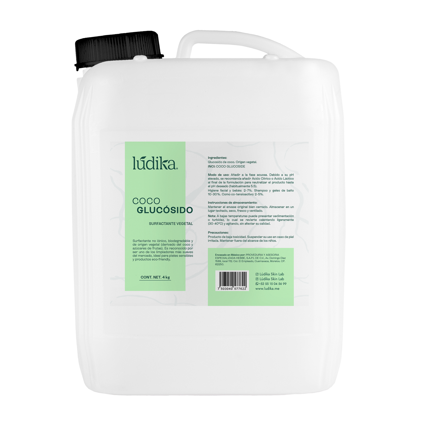 Coco Glucósido |  Tensioactivo 100% Natural | Limpieza Ultra-Suave y Espuma Cremosa