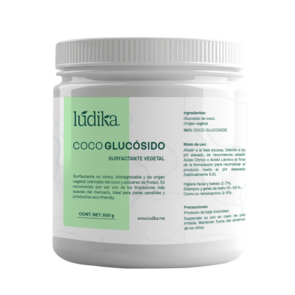 Coco Glucósido |  Tensioactivo 100% Natural | Limpieza Ultra-Suave y Espuma Cremosa