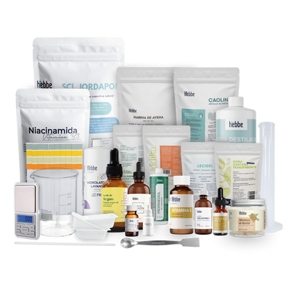 Kit Master Formulación | Instrumentos | Ingredientes elabora Serum oleoso, Champú sólido