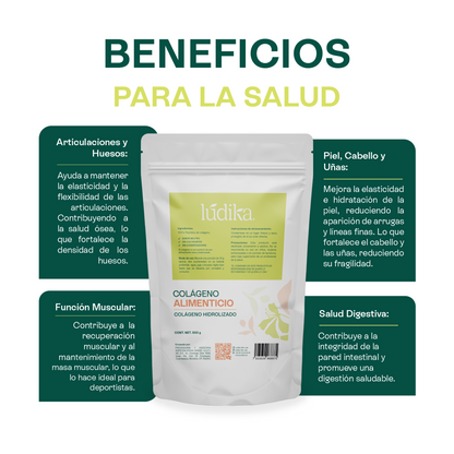 Colágeno Hidrolizado Alimenticio | Un Impulso Diario para la Salud de tu Piel, Huesos y Articulaciones