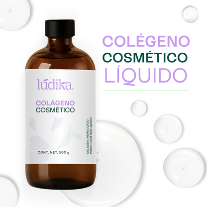 Colágeno Hidrolizado Líquido (Bajo Peso Molecular) | Activo Antiedad de Alta Tecnología | Firmeza, Elasticidad e Hidratación
