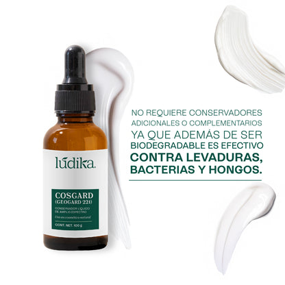 Cosgard Geogard 221 | Conservador de Amplio Espectro aprobado para uso en cosmética natural
