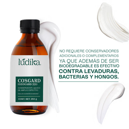 Cosgard Geogard 221 | Conservador de Amplio Espectro aprobado para uso en cosmética natural