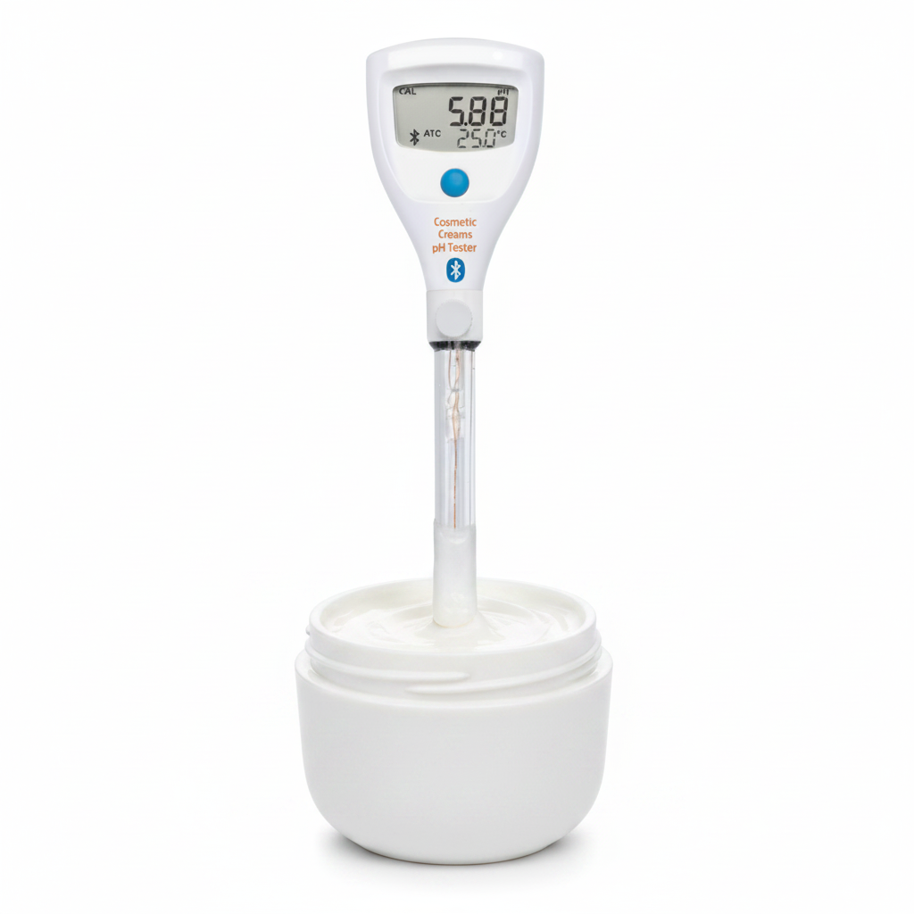 Medidor de pH de bolsillo inalambrico con Bluetooth | Cosmetico | Precisión y Durabilidad