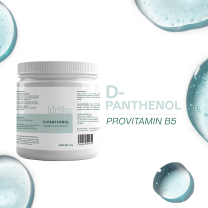 D – Pantenol (Pro-Vitamina B5) | Facial, Corporal, Capilar | Hidratante, Calmante y Cicatrizante
