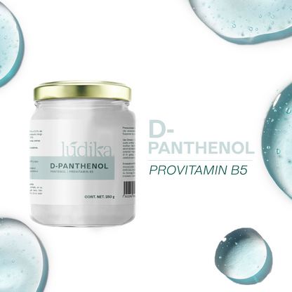 D – Pantenol (Pro-Vitamina B5) | Facial, Corporal, Capilar | Hidratante, Calmante y Cicatrizante